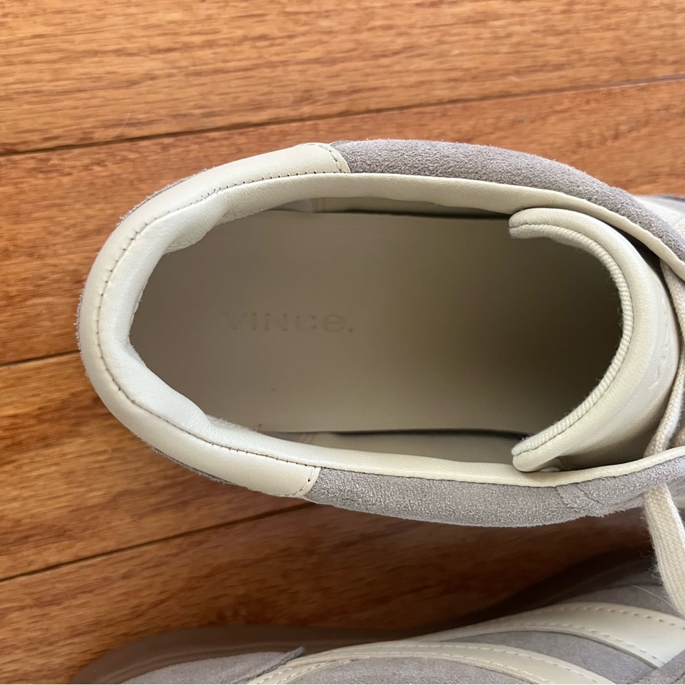 Women’s Gray Suede Sneakers - Picture 7 of 8